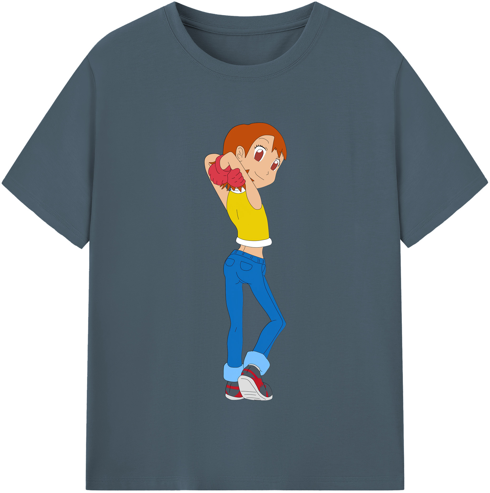（画像用） Digimon デジタルモンスター/デジモン 綿100％半袖Tシャツ（フロントプリント）